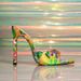 Women's Pointed Toe High Heel Sandals - Sexy Thin Stiletto Heels With Floral Print Parties & Evening Events Print High Heeled Sexy Party Sandals_vogvips.com