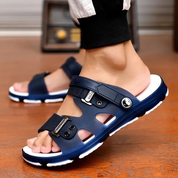 Marlisasa Men Casual High Quality Light Weight PVC Male Leisure White Beach Home Men's Flip Flops F5753b_vogvips.com