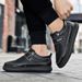 Autumn New Children's Microfiber Leather Sneakers Velcro Flat Casual Board Shoes_vogvips.com