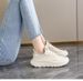 Cross-border Excrement Sense Explosion Coconut Shoes Women Spring And Autumn Show Feet Small Breathable Soft Soles Sneakers_vogvips.com