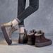 First Layer Cowhide Retro High-top Shoes For Women 2023 Double Zipper Sheepskin Short Casual Fleece-lined Martin Snow_vogvips.com