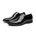New British Style Business Dress Leather Shoes, Men's Three Joint Black Soft Top Groom's Wedding Shoes 8114-R_vogvips.com