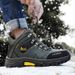 Men Hiking Shoes Men Outdoor Anti-slip Plush Wear-resistant Snow Men Shoes Low-top Breathable Comfortable Casual Shoes Men_vogvips.com