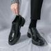 Euro Step Formal Business New Brogue Casual Leather Shoes Men's Height Increasing Tassel Slip-On Loafers Men_vogvips.com