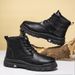 European Warm Series Martin Autumn New British Style Men's High-top Casual Leather Shoes Fashion Trend Work Boots_vogvips.com