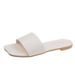 Korean Style Women's Floral Flip Flops Flat Trendy Fashionable Slippers For Outdoor Wear New 2020 Design_vogvips.com