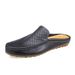 Cross-Border Plus Size Men's Half-Slip Leather Shoes Summer New Hollow Breathable Casual Versatile Handmade Loafers_vogvips.com