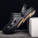 Men's Summer Outdoor Non-Slip Lightweight Closed-Toe Beach Two-in-One Half Slippers Big Head Office Sandals_vogvips.com