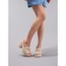 Women's Wedge Sandals Braided Straw Rope Thick Sole Summer Platform High Heels Style Waterproof_vogvips.com