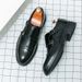 Euro Step Formal Business New Brogue Casual Leather Shoes Height Increasing Tassel Slip-On Loafers Men_vogvips.com
