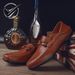 New trend beanie shoes driving leather shoes work leather shoes_vogvips.com