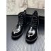 Trendy Chunky Business Casual Outdoor High-top Warm Men's Shoes Work Short Boots Height Increasing_vogvips.com