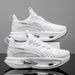 Unisex Classic Low-Top Sneakers Breathable Synthetic Materials, Cushioned Rubber Soles, Lace-Up Design Casual And Light_vogvips.com