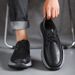Fashion Four Seasons High-Quality Genuine Versatile Leather Comfortable Men's Casual Thick-Soled Sports Shoes_vogvips.com