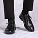 TerraStride Business Formal Suit Leather For Men Spring Groomsmen Wedding Bridegroom Casual Work Soft Sole Black Men's Shoes_vogvips.com