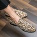 2025s Hair Stylist Loafers Men British Style Personality Trend Leopard Print Slip-On Lazy Nightclub Height Increasing Casual_vogvips.com