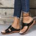 Large Summer New Style Pinch Toe Casual Large Size Shoes For Women's Outdoor Wear, Sloping Heel, Flat Bottom, Beach Cool_vogvips.com