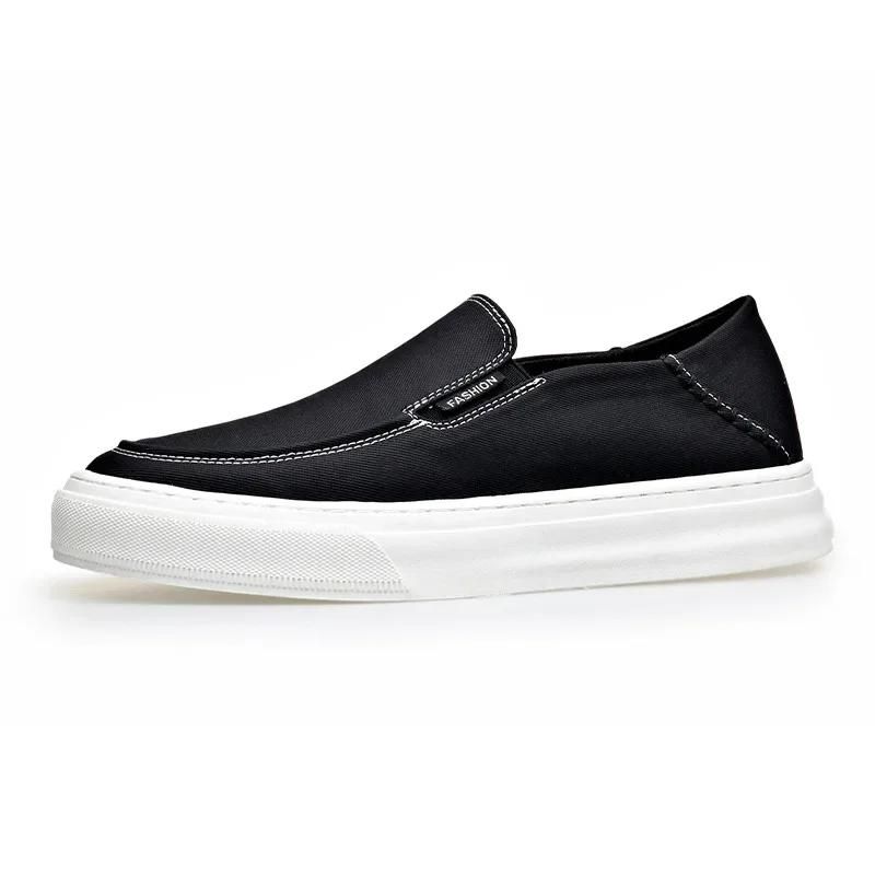 Fashion Designer New Net Thick Soled Man Canvas Shoes Spring Autumn Fashion Retro Slip-on Breathable Lightweight Outdoor Men's Sneakers_vogvips.com