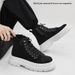 European Warm Series Men's Martin British Style Motorcycle High Top Leather Trendy 2025 New Boots Work Shoes_vogvips.com