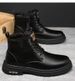 European Warm Series Martin New Autumn High-top British Style Shoes Fashion Trend Versatile Workwear Men's Short Boots_vogvips.com