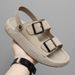 Breathable Men's Outdoor Sandals Hollowed Out Mesh Beach Shoes Lightweight Sports Slippers Comfy Leisure Male Slides_vogvips.com