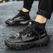 Spring New Men's Shoes, Mid-Top Thick-Soled Wheel Sole Dad Sneakers, Korean Style Yeezy Student Trendy Casual Shoes_vogvips.com