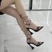 High Heels Are Not Tired Of Feet, Fashion Is Beautiful, Black Light Mouth French Light Luxury Sandals_vogvips.com