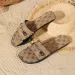 Free Delivery Flat Bottomed One Piece Slippers With Round Head Lightweight And Minimalist Design Perfect For Beach Wear_vogvips.com