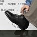 ShoeVault Derby Round Toe Fashion Lazy British Style Casual Commuting Ins Internet Celebrity Men's Slip-On Leather Shoes_vogvips.com