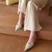 Gentle White Moonlight Pointed Patent Leather Carved Thin Heel Half Drag Women's Summer New Baotou Drag High Heel Sandals_vogvips.com
