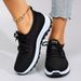Spring Autumn New Women's Casual Lace-Up Comfortable, Breathable, Lightweight And Wear-Resistant Sports Shoes_vogvips.com
