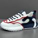 Men's Breathable Mesh Sneakers - Lightweight Soft Sole Dad Shoes For Walking & Daily Wear (Black/White/Blue-White)_vogvips.com