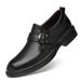 Dress Gentleman Banquet Wedding Leather Shoes Buckle Casual Velvet Men's Shoes_vogvips.com