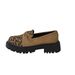 Large Size Loafers Single Shoes With Leopard Print, British Style Fashion Single Shoes, Elegant And Versatile Suede Women's Shoes_vogvips.com
