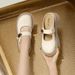 Baotou Half-soled Women's 2026 New Style French-style Flip-flops, Versatile And Fashionable_vogvips.com