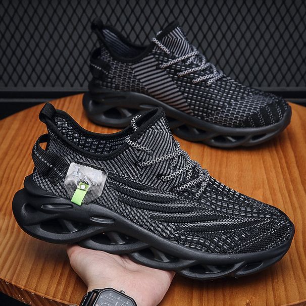 Men's shoes spring and autumn everything sports running casual deodorant breathable net shoes Daddy shoes_vogvips.com