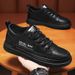 Summer New Breathable Thin Small White Men's Versatile Leather Casual Board Work Trendy Shoes_vogvips.com