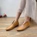 2025 Spring And Autumn New Fashion Solid Color Set Foot Forest Women's Lazy Pointed Flat Casual Single Shoes_vogvips.com