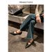 Frch Retro Style Elegant Matching Dress Comfortable Soft Leather Non-Fatigue Height-Increasing Mary Jane Shoes For_vogvips.com