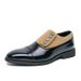 2026 Large Size Leather Shoes With Breathable Design, Pointed Toe, Trendy Style, Business Formal Wear, English Style, Men's Casual Leather Shoes_vogvips.com