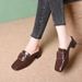 Muller Women's Spring New Style Square-Toe Thick-Heeled Half-Booties 2026 Leather Upper_vogvips.com