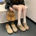 Hidden Wedge Shoes For Women 2025 Autumn New Slip-On Casual Loafers_vogvips.com