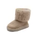 Children's Girl Winter for Girls Medium Big Kids Snow Cutefeet Warm Fur Plush Toddler Suede Boots Sizes 25 - 36_vogvips.com