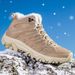 Winter Snow Boots Women Warm Comfortable Plush Flat Anti-slip High-top Boots Women Durable Casual Breathable Hiking Boots Men_vogvips.com