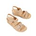 New Cross-border Roman Women, Breathable, Stitched With Velcro, Large Size, European And American Retro Solid Color_vogvips.com