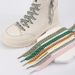 1.5cm wavy flat LACES Polyester woven men's and women's canvas shoes Casual shoes bread shoes LACES_vogvips.com
