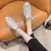 Mesh 35-43 Large Size Fisherman Slippers For Women 2025 Summer New Fashion Slip-on Flat Shoes_vogvips.com