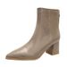 High Heel Boots For Women Pointed Toe Short Boots Slim Boots 2025 New Autumn Winter Brown Boots Chunky Heel French Style Mid-Calf_vogvips.com