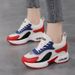 Women's Dad Shoes Trend New Breathable Thick Bottom Heightened Sports Casual Shoes Real Air Cushion_vogvips.com
