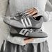 Vintage Red Racing Sneakers For Women - Retro Low-Top Casual Shoes With Cross Strap & Rubber Sole - Breathable Mesh Lining_vogvips.com